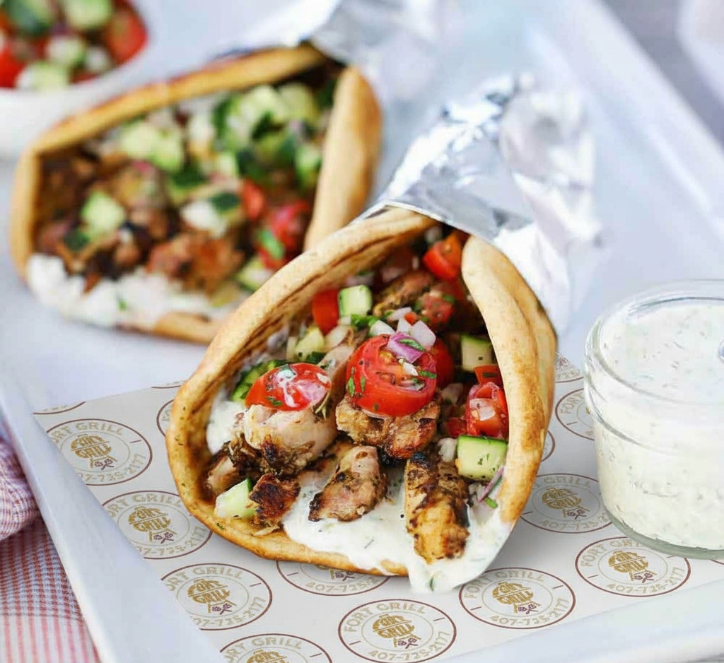 Fort Grill Mediterranean Wrap